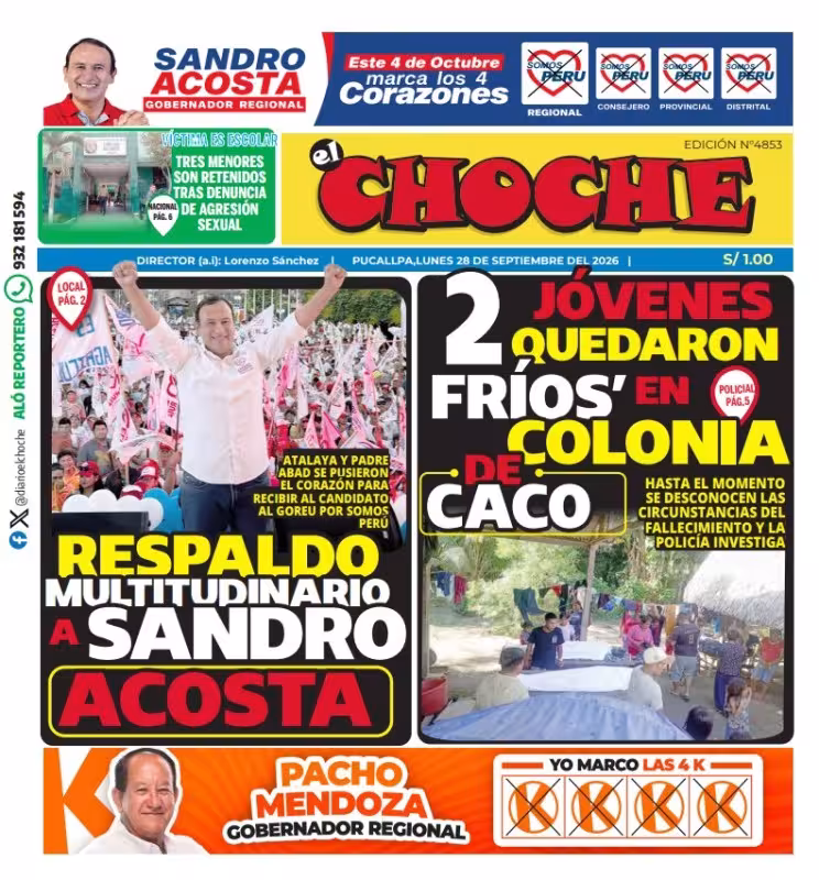 Ucayali El Choche 28-09