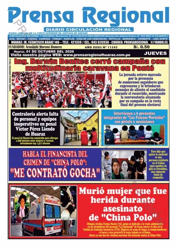 Áncash Prensa Regional 01-10