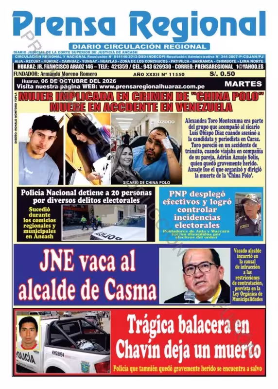 Áncash Prensa Regional 06-10