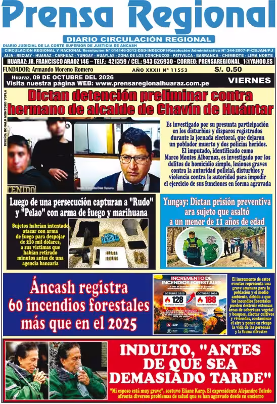 Áncash Prensa Regional 09-10