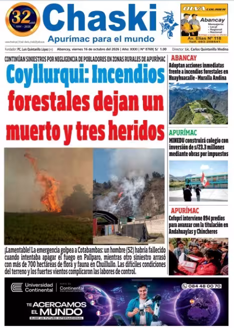 Apurímac El Chaski 16-10