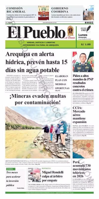 Arequipa El Pueblo 12-10