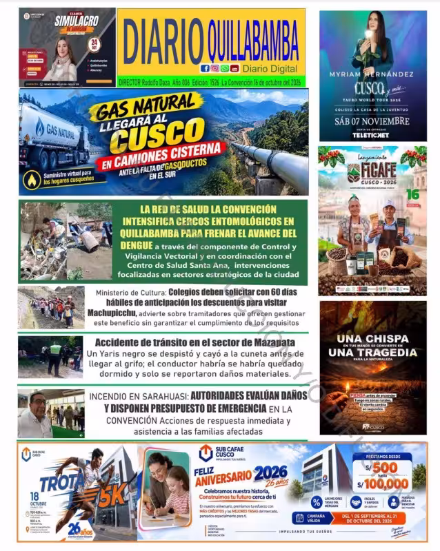 Cusco D.Quillabamba 16-10