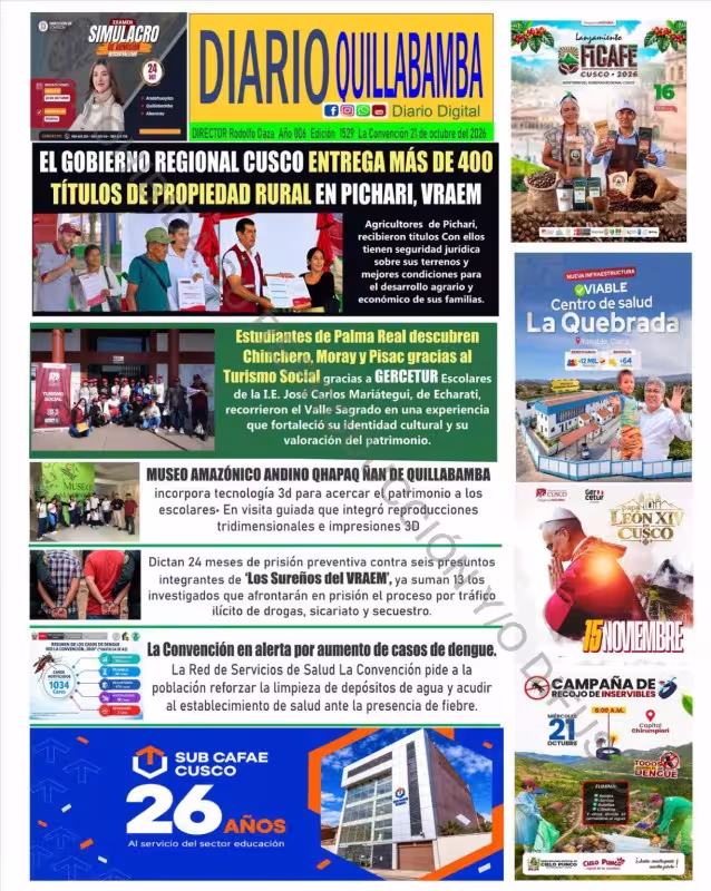 Cusco D. Quillabamba 21-10