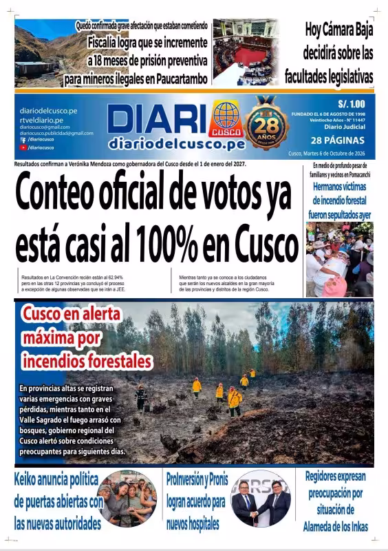 Cusco Diario 06-10