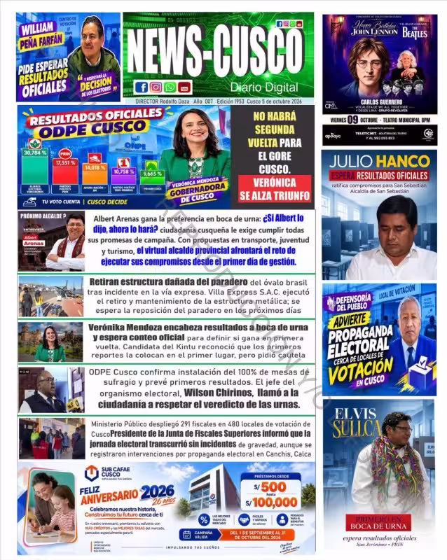 Cusco News 05-10