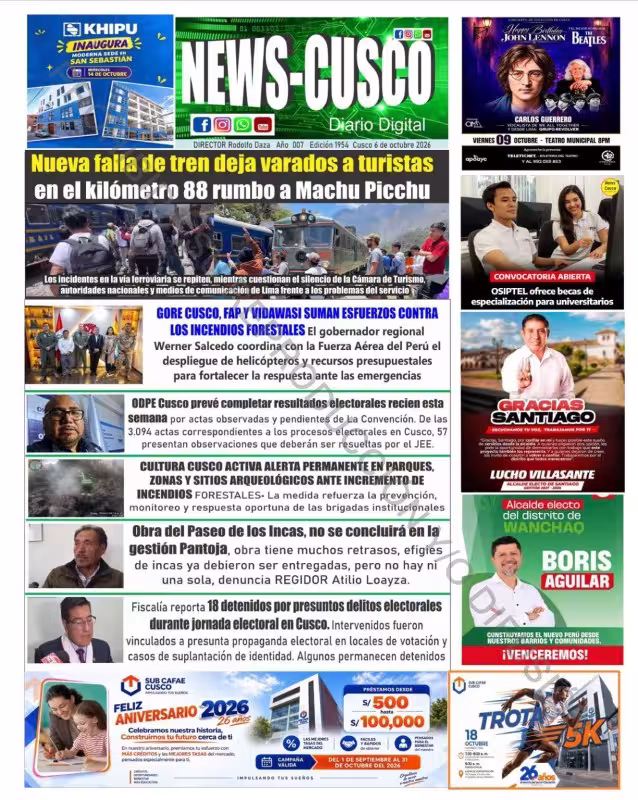 Cusco News 06-10
