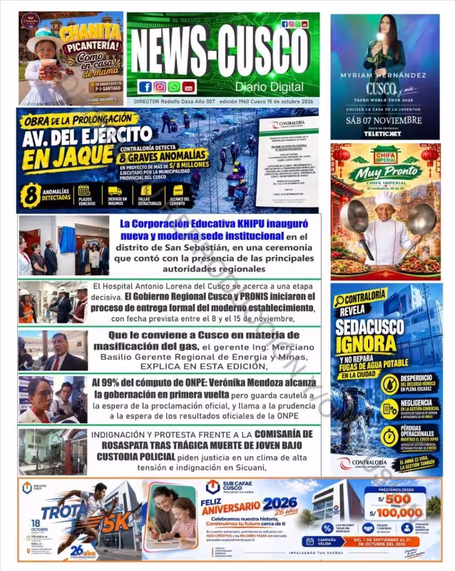 Cusco News 15-10