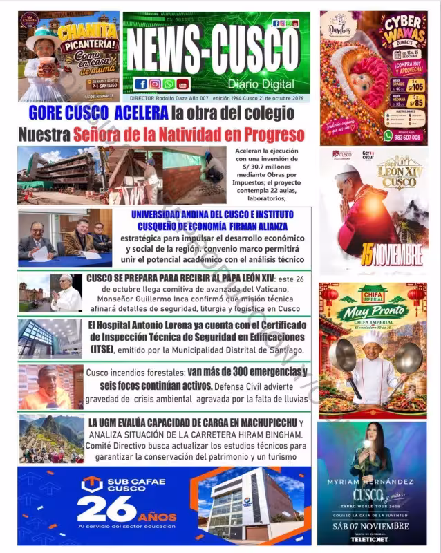 Cusco News 21-10