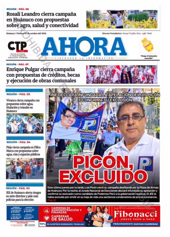 Huánuco Ahora 02-10