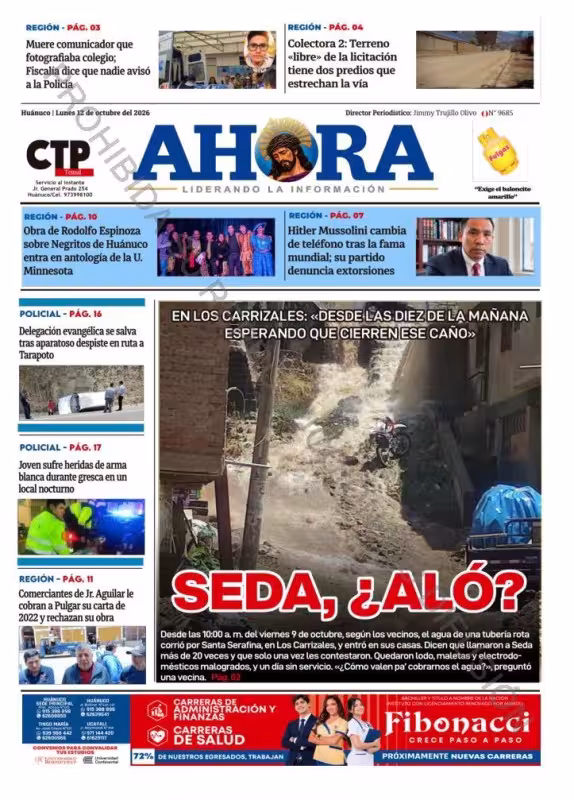 Huánuco Ahora 12-10