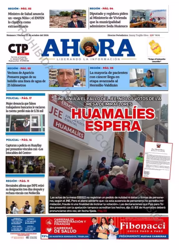 Huánuco Ahora 23-10