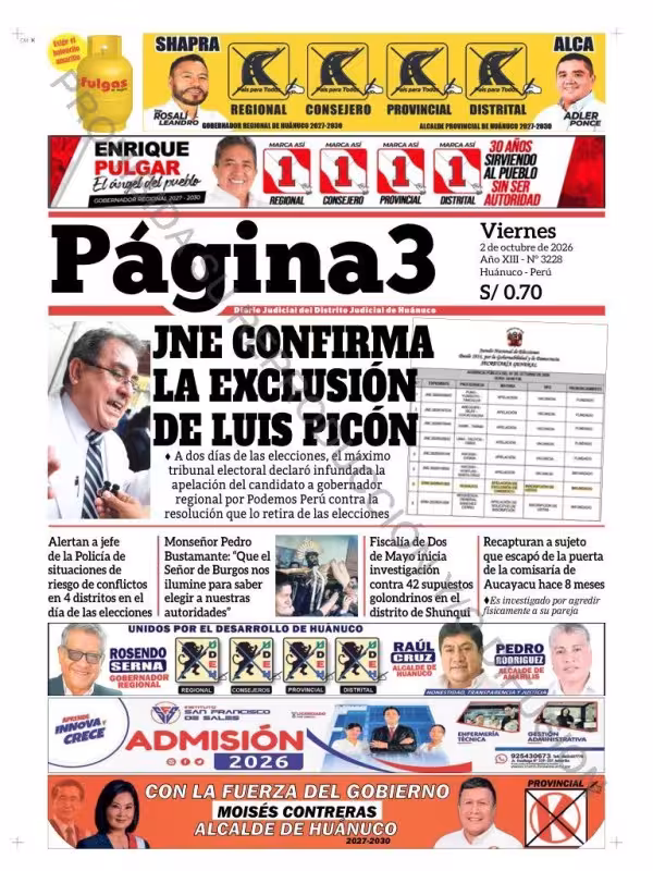 Huánuco Página 3 02-10