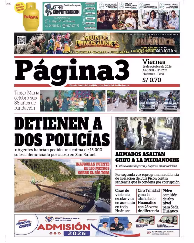 Huánuco Página 3 16-10