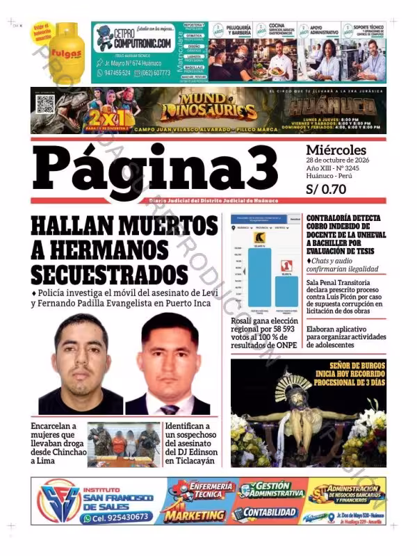 Huánuco Página 3 28-10