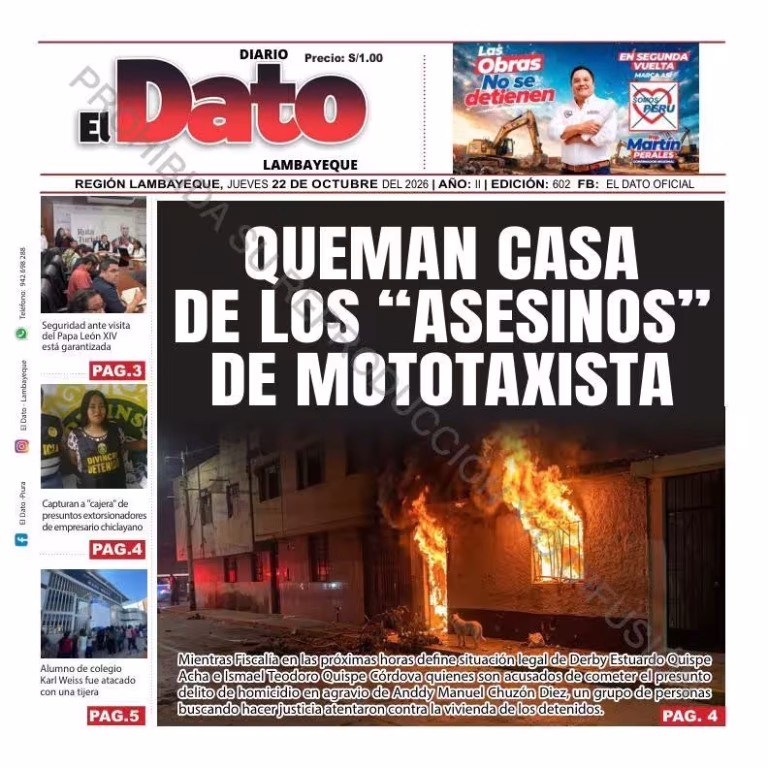 Lambayeque El Dato 22-10