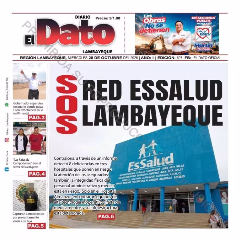 Lambayeque El Dato 28-10
