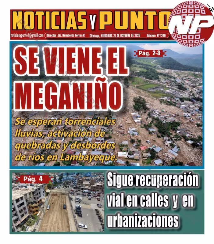Lambayeque Noticias y Punto 21-10
