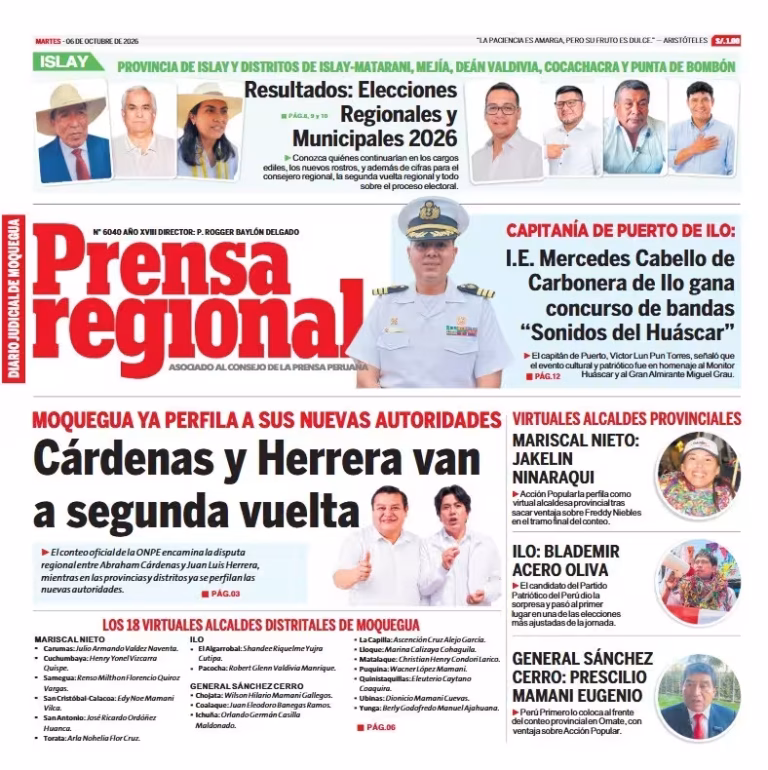 Moquegua Prensa Regional 06-10