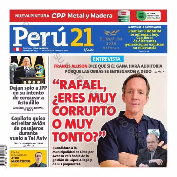 Perú 21 01-10