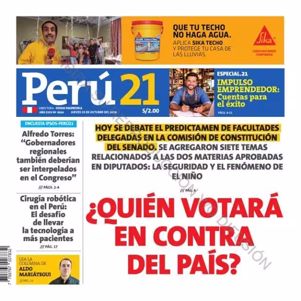 Perú 21 15-10