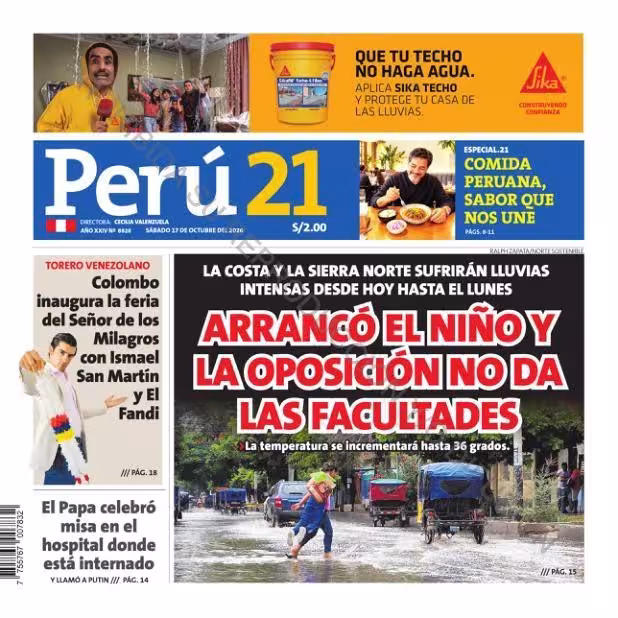Perú 21 17-10