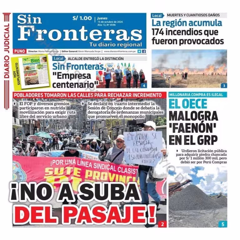 Puno Sin Fronteras 15-10