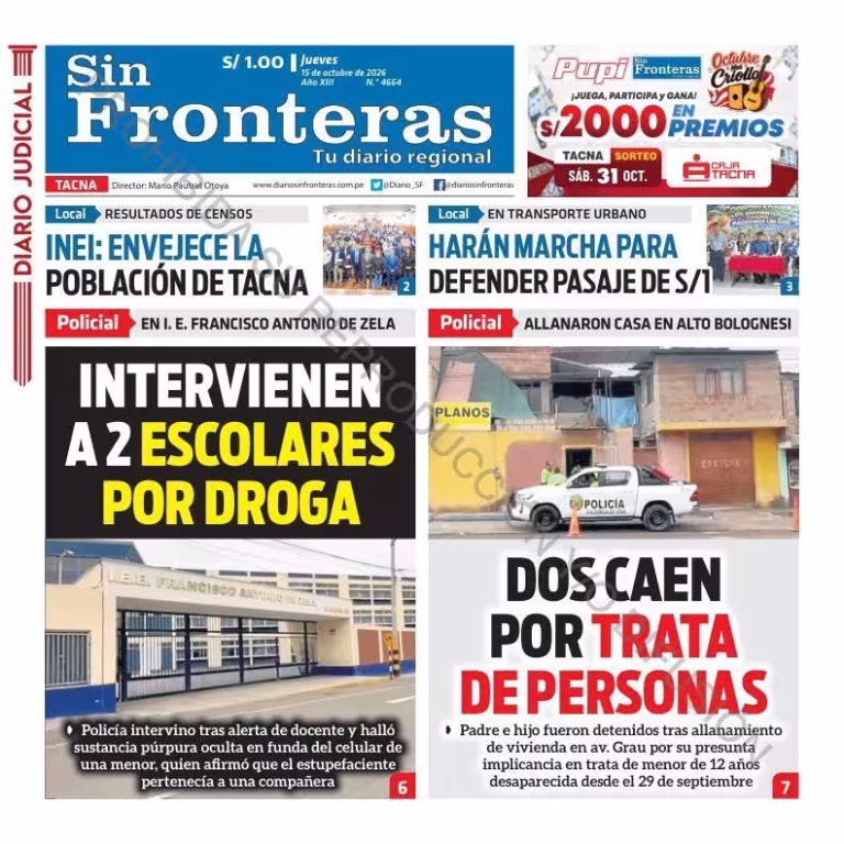Tacna Sin Fronteras 15-10